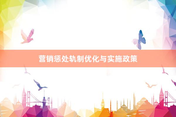 营销惩处轨制优化与实施政策